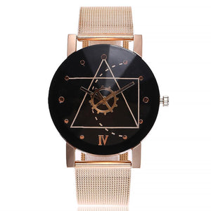 Casual Quartz Stainless Steel Strap Watch